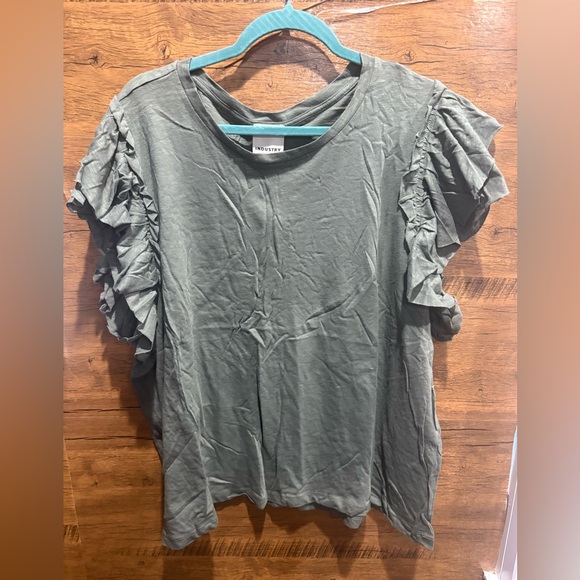 Industry Republic Double Flutter Sleeve Top - Picture 2 of 7